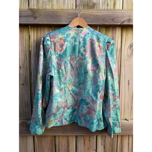 Reworked Vintage Beaded Brocade Jacket — One of a Kind - Picture 11 of 13